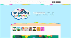 Desktop Screenshot of funlearninguniverse.com